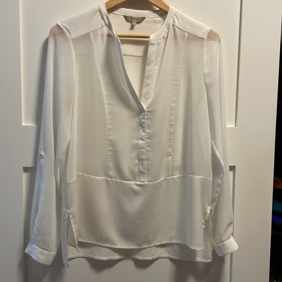 Crème RW Sheer Blouse - Picture 1 of 6